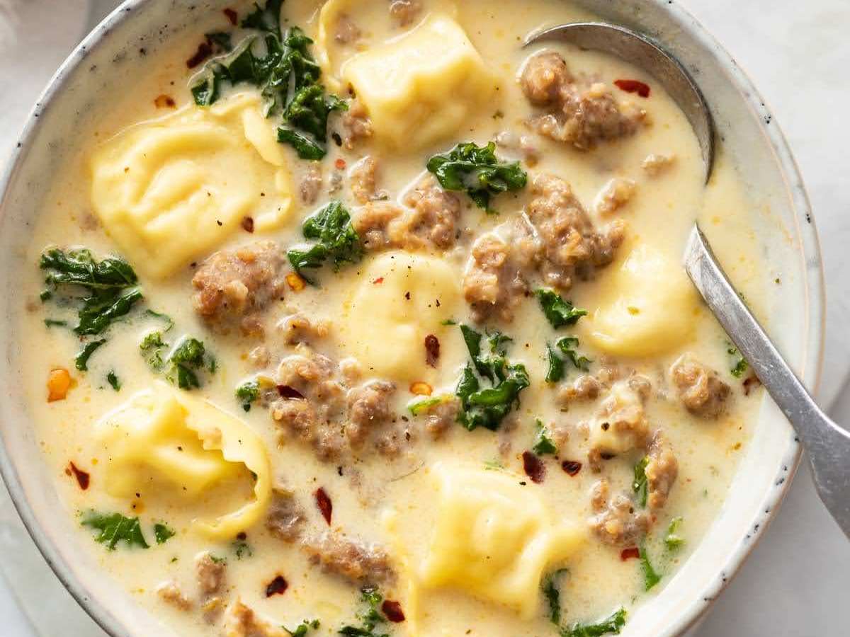 Sausage Tortellini Soup